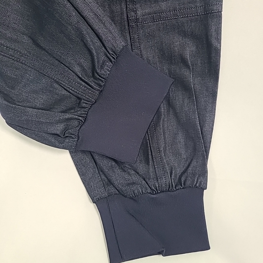 Cinq a Sept Giles Denim Pull On Elastic Cargo Jogger Pants Raw Indigo Blue Sz S - Picture 5 of 8